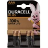 Pile Duracell Plus AAA LR03 x4^Gifi New