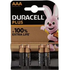 Pile Duracell Plus AAA LR03 x4^Gifi New