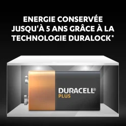 Pile Duracell Plus alcaline 9 Volts 6LR61^Gifi Clearance