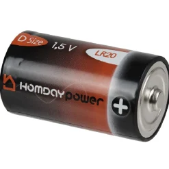 Pile LR20 Homday 1,5V x3^Gifi New