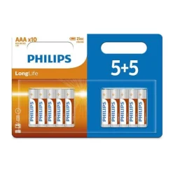 Pile Philips LongLife AAA/LR03 x 10^Gifi Online