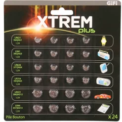 Pile ronde Xtrem Plus AG x24^Gifi New