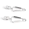 Gifi Préparation Culinaire^Pince à escargots en inox L16cm x2