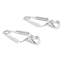 Gifi Préparation Culinaire^Pince à escargots en inox L16cm x2