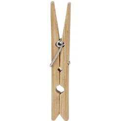 New Pince à linge bambou naturel x24 Entretien Du Linge