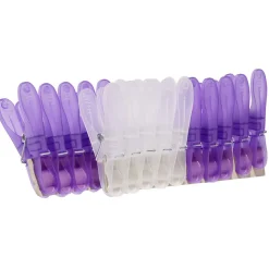 Outlet Pince à linge violet blanc x20 Entretien Du Linge