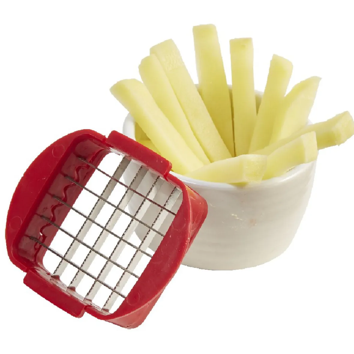 Gifi Préparation Culinaire^Pince découpe légumes 4 en 1