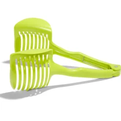 Gifi Préparation Culinaire^Pince découpe légumes plastique vert L18,5cm