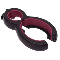 Gifi Préparation Culinaire^Pince multifonction 6en1 ouvre bouteille et bocal noir et rouge