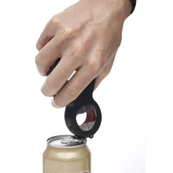 Gifi Préparation Culinaire^Pince multifonction 6en1 ouvre bouteille et bocal noir et rouge