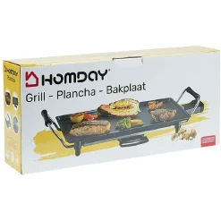 Gifi Petit Électroménager^Plancha électrique aluminium Homday 2000W