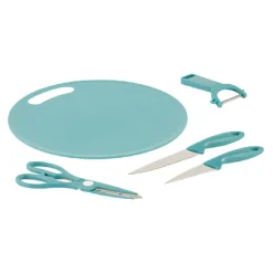Gifi Préparation Culinaire^Planche à découper + 4 ustensiles de cuisine