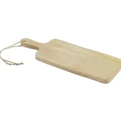 Gifi Préparation Culinaire^Planche à découper avec manche bois marron