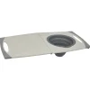 Gifi Préparation Culinaire^Planche à découper avec passoire rétractable silicone 56x29,5cm