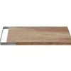Gifi Préparation Culinaire^Planche à découper en acacia avec poignée inox