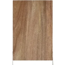 Gifi Préparation Culinaire^Planche à découper en acacia avec poignée inox