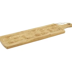 Gifi Préparation Culinaire^Planche à découper en bambou - 59,5x15,5xép2cm