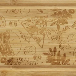 Gifi Préparation Culinaire^Planche à découper en bambou - 59,5x15,5xép2cm