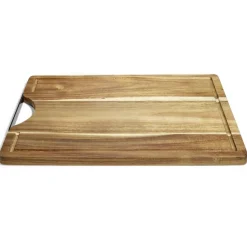 Gifi Préparation Culinaire^Planche à découper en bois d'acacia 40x30x1,5cm