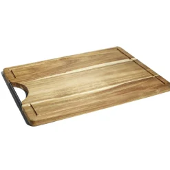 Gifi Préparation Culinaire^Planche à découper en bois d'acacia 40x30x1,5cm