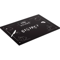 Gifi Préparation Culinaire^Planche à découper en verre noir