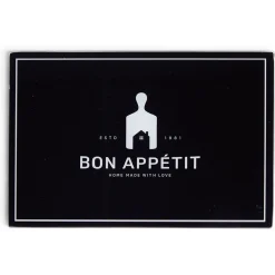 Gifi Préparation Culinaire^Planche à découper en verre design Bon appétit - 30x20cm