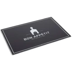 Gifi Préparation Culinaire^Planche à découper en verre design Bon appétit - 38x30cm