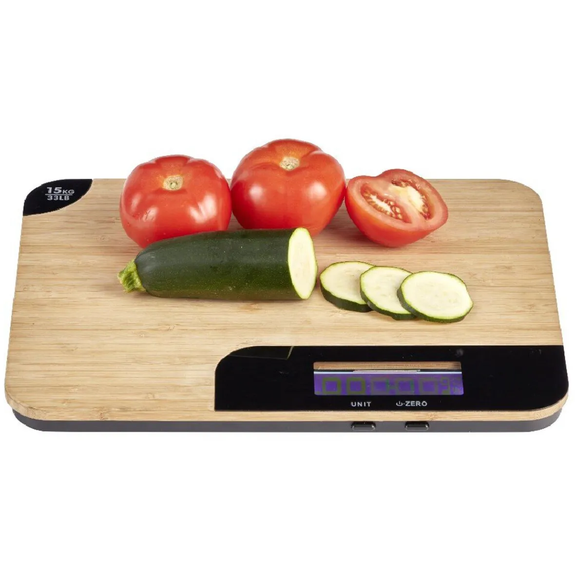 Gifi Préparation Culinaire^Planche à découper et balance 2 en 1