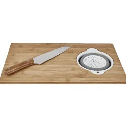 Gifi Préparation Culinaire^Planche à découper et mini passoire intégrée amovible