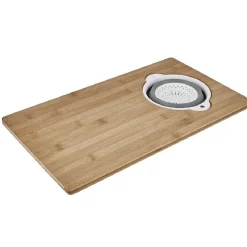 Gifi Préparation Culinaire^Planche à découper et mini passoire intégrée amovible