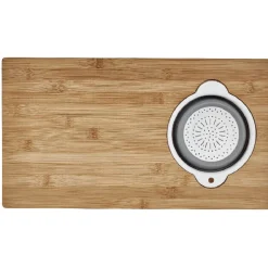 Gifi Préparation Culinaire^Planche à découper et mini passoire intégrée amovible
