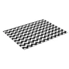 Gifi Préparation Culinaire^Planche à découper noire et blanche motif zigzag