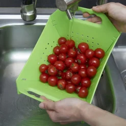 Gifi Préparation Culinaire^Planche à découper passoire 2 en 1