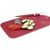 Gifi Préparation Culinaire^Planche à découper pliable 3 en 1 avec couteau inox