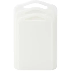 Gifi Préparation Culinaire^Planche à découper polypropylène blanc x3