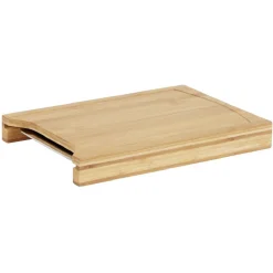 Gifi Préparation Culinaire^Planche à decouper en bambou avec bac récupérateur inox
