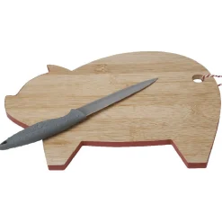 Gifi Préparation Culinaire^Planche en bambou forme cochon