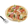Gifi Préparation Culinaire^Planche ronde en bois et roulette à pizza