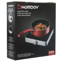 Gifi Petit Électroménager^Plaque à induction noire et blanche Trisa 1 800 W