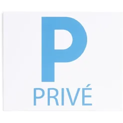 Plaque signalétique "Parking privé" - 24x20 cm^Gifi Outlet