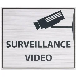 Plaque signalétique "Surveillance vidéo" - 24x20 cm^Gifi Hot