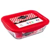 Gifi Conservation Alimentaire^Plat à four avec couvercle hermétique Ô Cuisine 30x23 cm