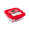 Gifi Conservation Alimentaire^Plat à four avec couvercle hermétique Ô Cuisine 21x21 cm