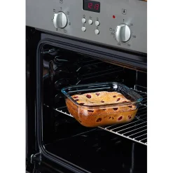 Gifi Conservation Alimentaire^Plat à four avec couvercle hermétique Ô Cuisine 21x21 cm