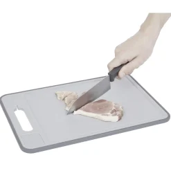 Gifi Préparation Culinaire^Plateau de dégivrage avec planche à découper et aiguiseur 36,5x25cm