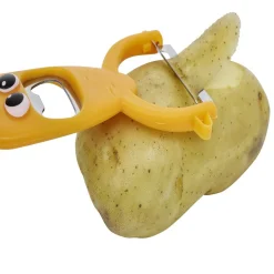 Gifi Préparation Culinaire^Éplucheur décapsuleur forme carotte orange L13,5cm
