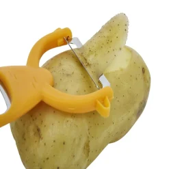 Gifi Préparation Culinaire^Éplucheur décapsuleur forme carotte orange L13,5cm