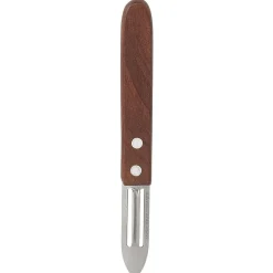 Gifi Préparation Culinaire^Éplucheur inox manche ergonomique en bois