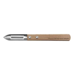 Gifi Préparation Culinaire^Éplucheur inox manche hêtre