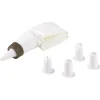 Gifi Préparation Culinaire^Poche à douille 5 embouts blanc et gris